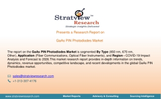 GaAs PIN Photodiodes Market Trends, Dynamics & Market Insights