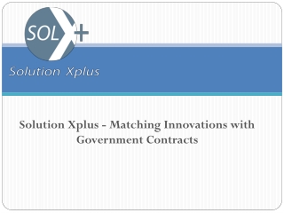 Matching Innovations with Government Contracts