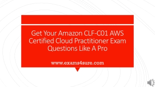 Cloud Practitioner Exam Questions