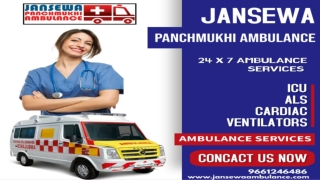 Low Cost Road Ambulance Service in Ranchi and Patna by Jansewa Panchmukhi