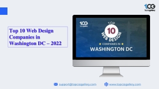 Top 10 Web Design Companies in Washington DC