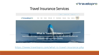 Travel Insurance Services