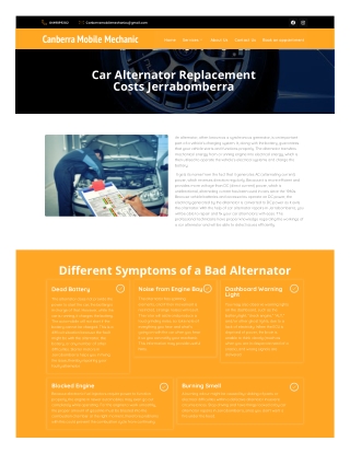Car Alternator Replacement Costs in Jerrabomberra