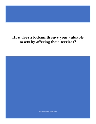 How to Find Reliable Locksmiths Services