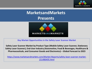 Key Market Opportunities in the Safety Laser Scanner Market