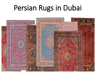 Persian Rugs in Dubai