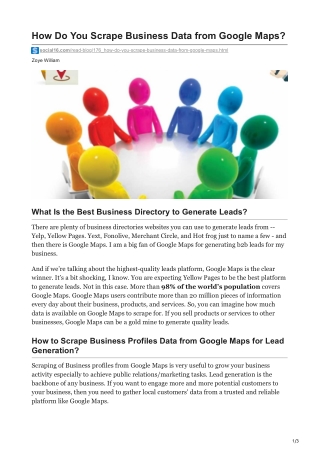 1How Do You Scrape Business Data from Google Maps (1)