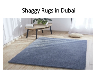 Shaggy Rugs in Dubai