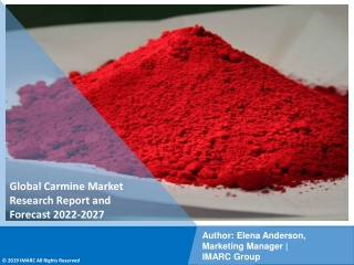 Carmine Market PDF | Growth | Trends | Forecast to 2022-2027