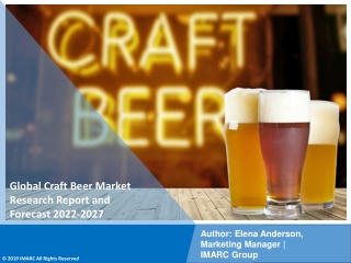 Craft Beer Market PDF, Size, Share | Industry Trends Report 2022-2027