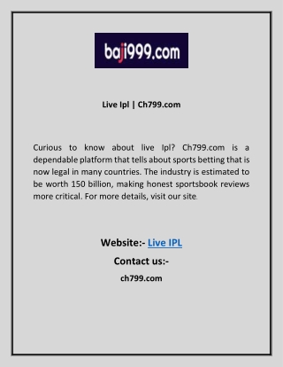 Live Ipl  Ch799