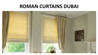 ROMAN CURTAINS DUBAI