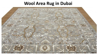 Wool Area Rug in Dubai