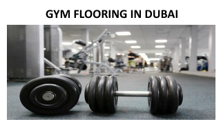 GYM FLOORING IN DUBAI