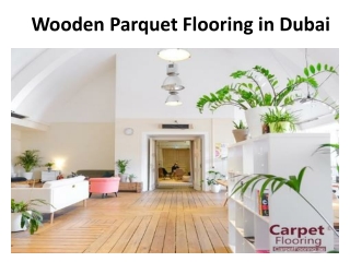 Wooden Parquet Flooring in Dubai