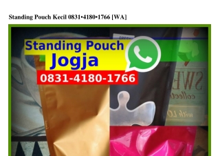 Standing Pouch Kecil
