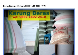 Beras Karung Terbaik