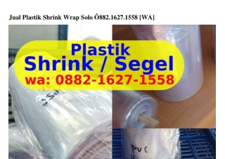Jual Plastik Shrink Wrap Solo ౦882•I627•I558[WA]