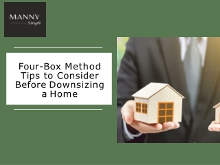 Four-Box Method Tips to Consider Before Downsizing a Home