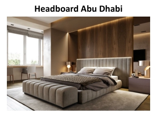 Headboard Abu Dhabi