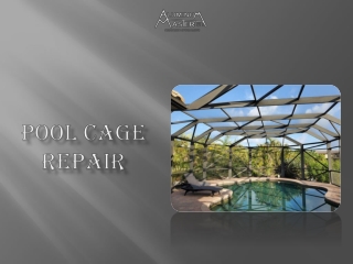 Pool Cage Repair Technicians In Naples | Aluminum Master LLC