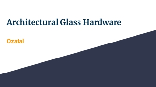 Architectural Glass Hardaware