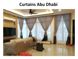 Curtains Abu Dhabi