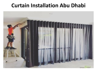 Curtain Installation Abu Dhabi