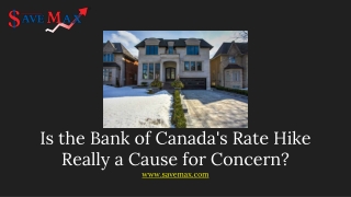 Is the Bank of Canada's Rate Hike Really a Cause for Concern?