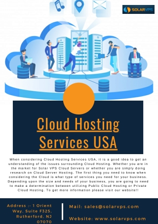 Cloud Hosting Services USA