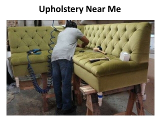 Upholstery Near Me