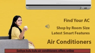 Sathya kulu kulu air conditioners offers online