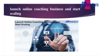 launch online coaching business and start scaling