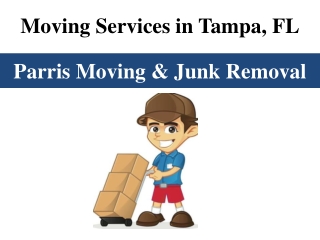 Moving Services in Tampa, FL