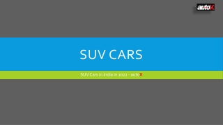 Best SUV Cars in India | SUV Cars in india – autoX