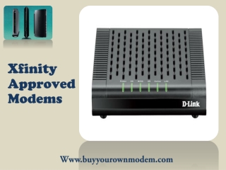 Xfinity Approved Modems