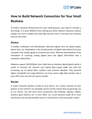 How to Build Network Connection for Your Small Business