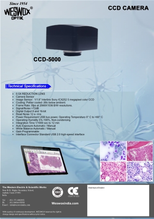CCD CAMERA CCCD-5000