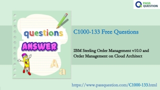 IBM C1000-133 Practice Test Questions