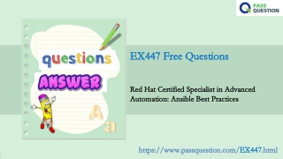 RedHat EX447 Practice Test Questions