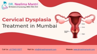 Cervical Dysplasia Treatment in Mumbai | Dr Neelima Mantri