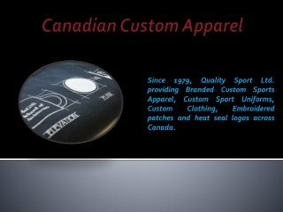 Canadian Custom Apparel