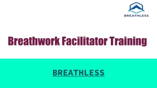 Breathwork Facilitator Training