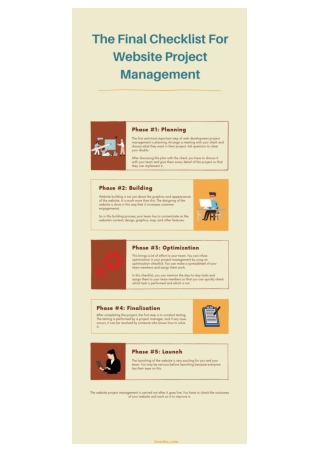 The Final Checklist For Website Project Management