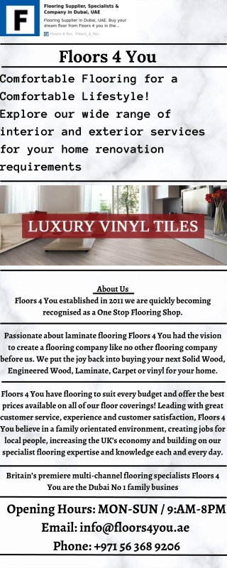 Engineered Wood Flooring | Wooden & Hardwood Floor Dubai, UAE