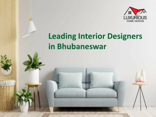Interior Designers in Bhubaneswar