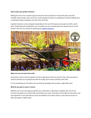 How to plan your garden clearance-converted