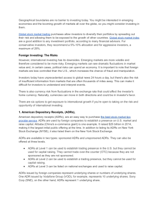 6 Ways to Invest in Foreign Stocks (1)
