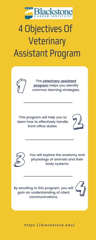 4 Objectives Of Veterinary Assistant Program