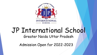 JPIS Best international School in Greater Noida